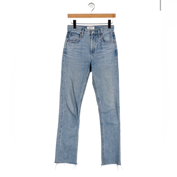 Agolde Denim - AGOLDE Cherie High Rise Straight Leg Jeans